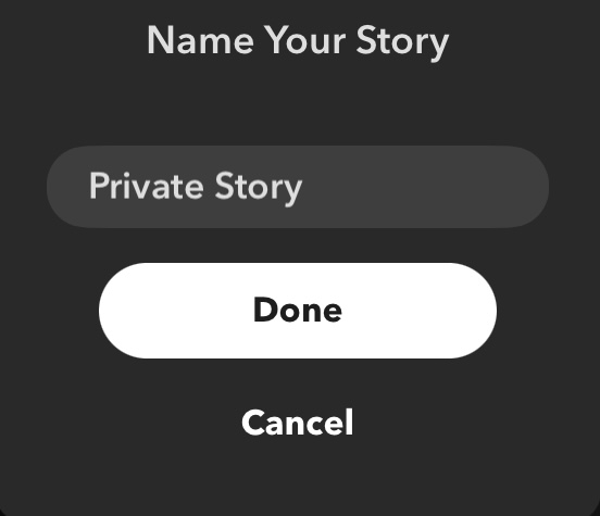 Snapchat Story Name