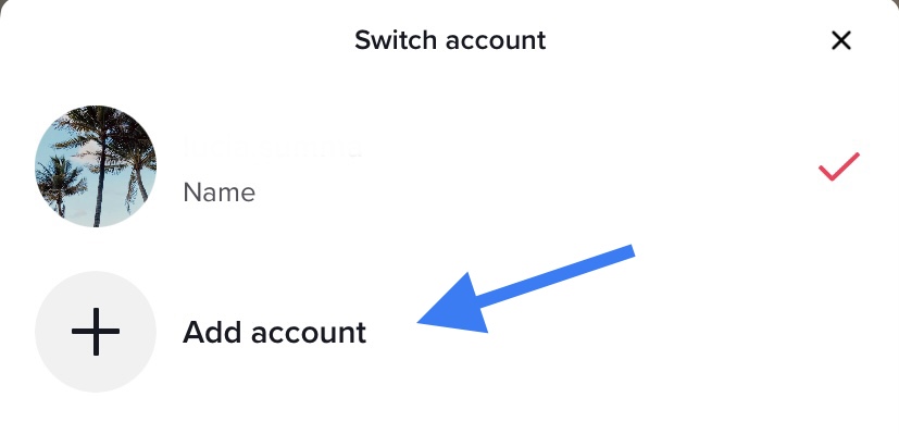 TikTok Add Account