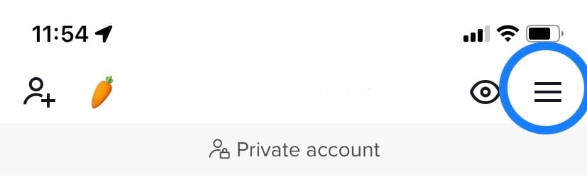 TikTok Menu